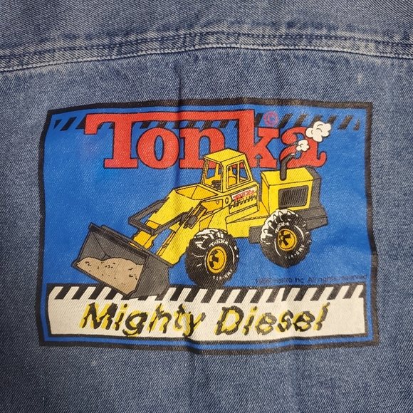Vintage 1999 Rare Tonka Denim Jean Lightweight Button Down Jacket - Picture 7 of 10